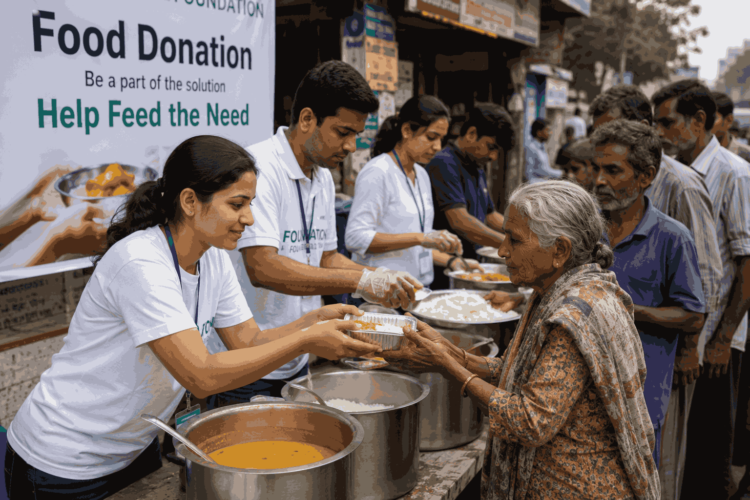 If you Can't feed a Hundred people then of feed just one